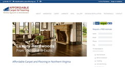 Desktop Screenshot of affordablecarpetandflooring.com